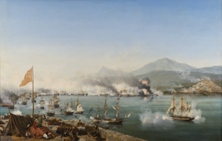 Ambroise Louis
								Garneray Bitwa morska pod Navarino